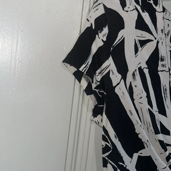 Black & White Midi Dress by Talbots - Size 4 - Picture 5 of 7